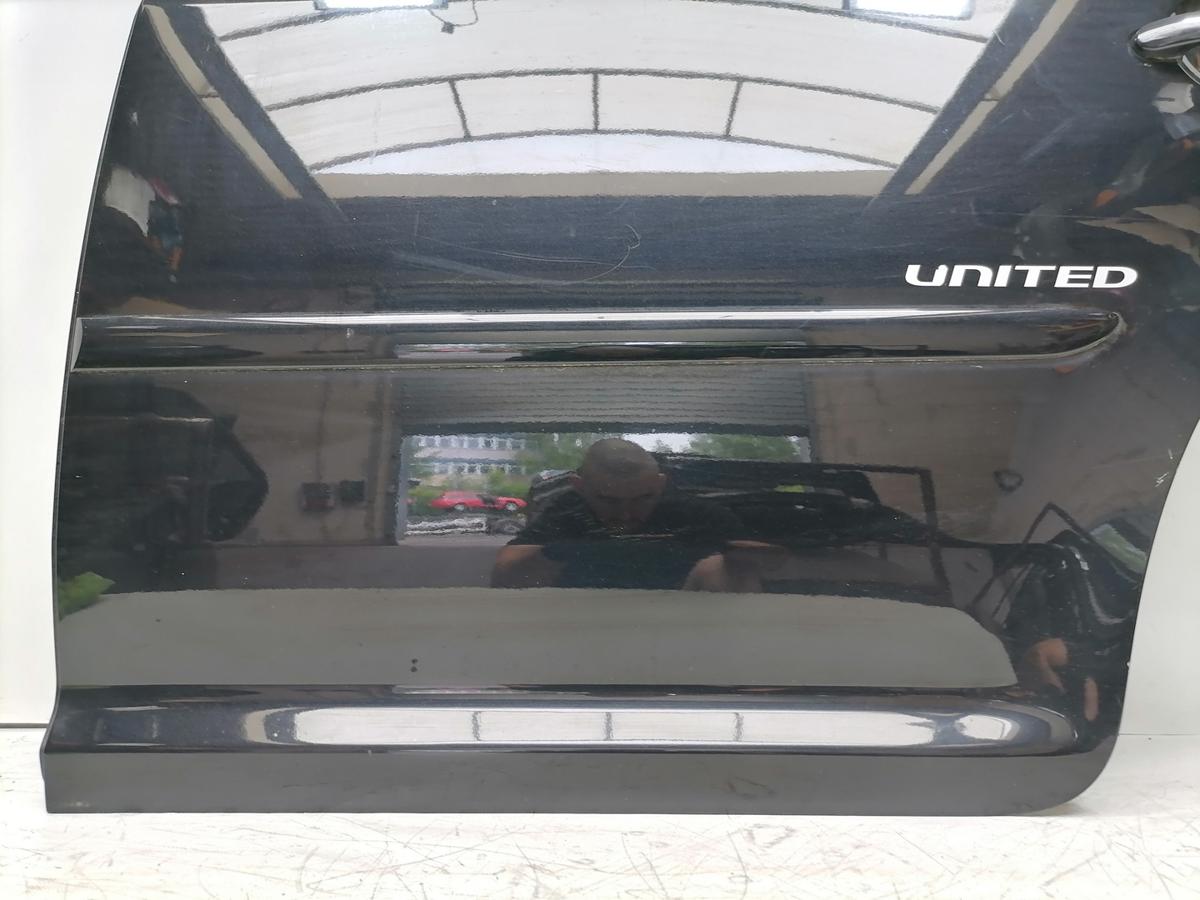 VW Touran 1T original T&uuml;r hinten links LC9X Deepblack Rohbau Bj.2008